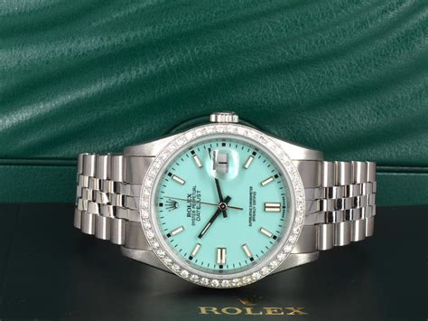 rolex tiffany mens|Rolex tiffany blue day date.